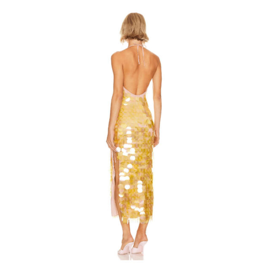 Simon Miller Junjo Dress embellished bodice LIMONECELLO SIZE 8 NWT $595 msrp - Picture 6 of 15